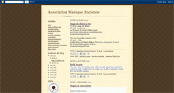 Desktop Screenshot of musancienne.blogspot.com