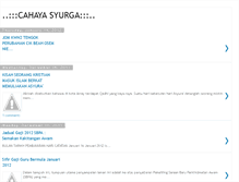 Tablet Screenshot of cahayasyurga.blogspot.com
