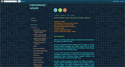 Desktop Screenshot of international-rail-job.blogspot.com