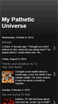 Mobile Screenshot of mypatheticuniverse.blogspot.com
