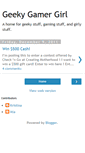 Mobile Screenshot of geekygamergrrl.blogspot.com