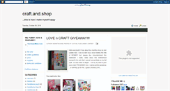 Desktop Screenshot of craftandshop.blogspot.com