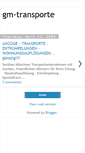Mobile Screenshot of gm-transporte.blogspot.com