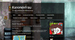 Desktop Screenshot of kanonenfrau.blogspot.com