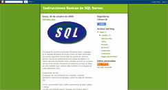 Desktop Screenshot of instruccionesbasicassql.blogspot.com