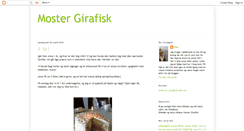 Desktop Screenshot of mostergirafisk.blogspot.com