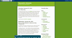 Desktop Screenshot of geocentricuniverse.blogspot.com