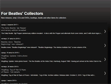 Tablet Screenshot of beatles-collection.blogspot.com