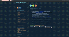 Desktop Screenshot of oralmedicine-gr.blogspot.com