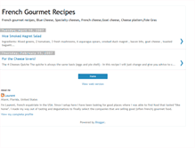 Tablet Screenshot of frenchgourmetrecipes.blogspot.com