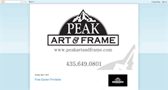 Desktop Screenshot of peakartframe.blogspot.com