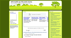 Desktop Screenshot of infokarir-peluang.blogspot.com