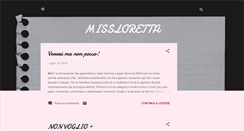 Desktop Screenshot of missloretta83.blogspot.com