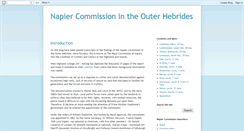 Desktop Screenshot of napier-outerhebrides.blogspot.com