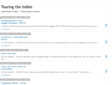 Tablet Screenshot of indietour.blogspot.com