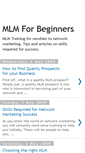 Mobile Screenshot of mlmbeginner.blogspot.com