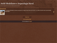 Tablet Screenshot of modelismo-e-arqueologia.blogspot.com