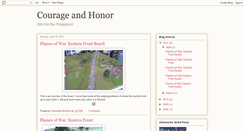 Desktop Screenshot of courageandhonor.blogspot.com