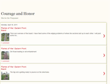 Tablet Screenshot of courageandhonor.blogspot.com