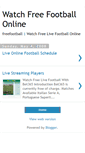 Mobile Screenshot of freefootballonline.blogspot.com