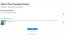 Tablet Screenshot of freefootballonline.blogspot.com