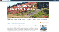 Desktop Screenshot of mtspokane50k.blogspot.com