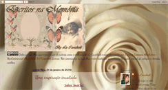 Desktop Screenshot of escritosnamemoria.blogspot.com