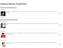 Tablet Screenshot of hottest-korean-celebrities.blogspot.com