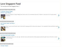 Tablet Screenshot of lovesingaporefood.blogspot.com