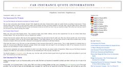 Desktop Screenshot of car-insurance-goodtips.blogspot.com