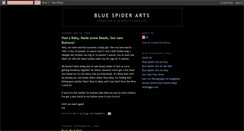 Desktop Screenshot of bluespiderarts.blogspot.com