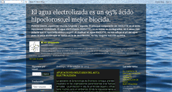 Desktop Screenshot of aguaelectrolizada.blogspot.com