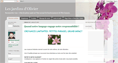 Desktop Screenshot of lesjardinsdolivier.blogspot.com