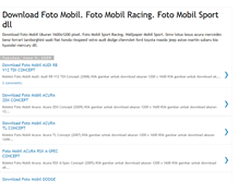 Tablet Screenshot of downloadfotomobil.blogspot.com
