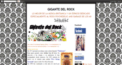 Desktop Screenshot of gigantedelrock.blogspot.com