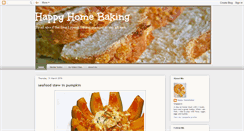 Desktop Screenshot of happyhomebaking.blogspot.com