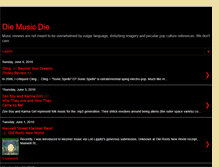 Tablet Screenshot of diemusicdie.blogspot.com