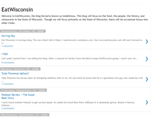 Tablet Screenshot of eatwisconsin.blogspot.com