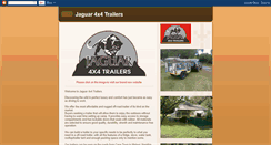 Desktop Screenshot of jaguar4x4trailers.blogspot.com