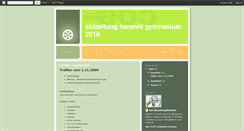 Desktop Screenshot of abizeitung-2010.blogspot.com