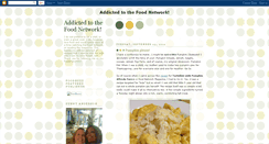 Desktop Screenshot of addictedtothefoodnetwork.blogspot.com