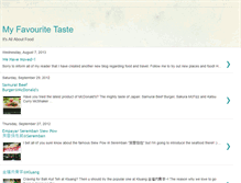 Tablet Screenshot of myfavouritetaste.blogspot.com