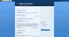 Desktop Screenshot of csakingyen.blogspot.com