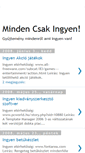 Mobile Screenshot of csakingyen.blogspot.com