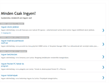 Tablet Screenshot of csakingyen.blogspot.com