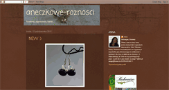 Desktop Screenshot of aneczkowe-roznosci.blogspot.com