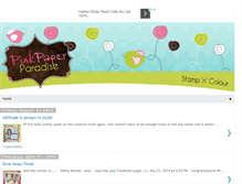 Tablet Screenshot of michelle-pinkpaperparadise.blogspot.com