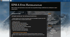 Desktop Screenshot of kpssahazirlik.blogspot.com