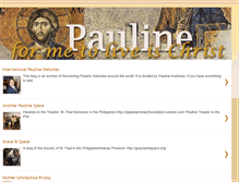 Tablet Screenshot of paulinewebsites.blogspot.com