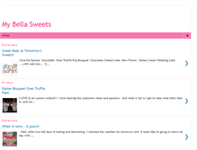 Tablet Screenshot of mybellasweets.blogspot.com